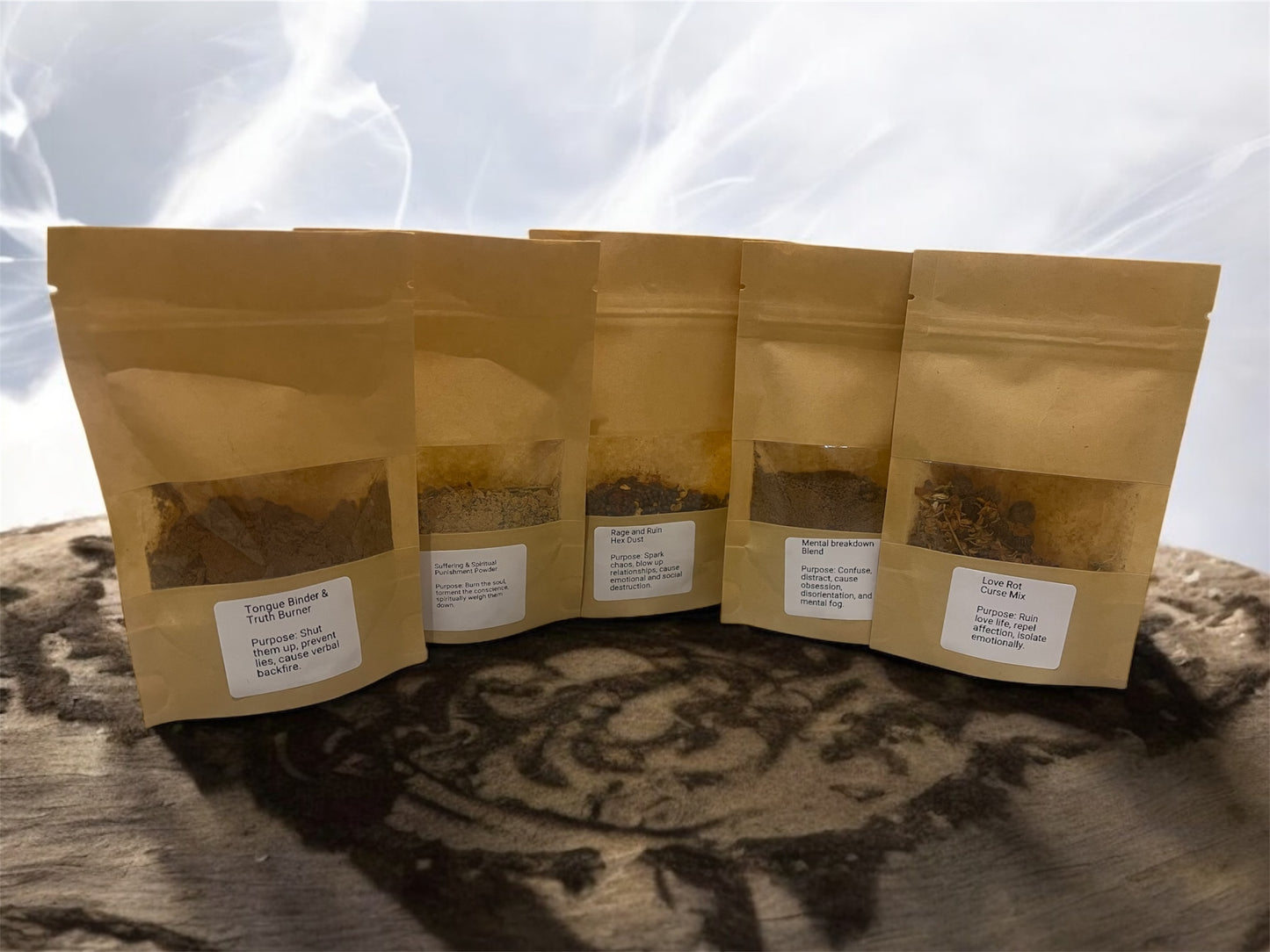 Baneful Blends-Powdered Herbs for Curses, Hexes & Harsh Justice