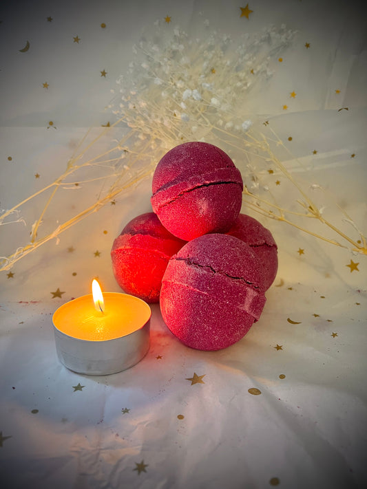 Ylang Ylang and ginger bath bomb